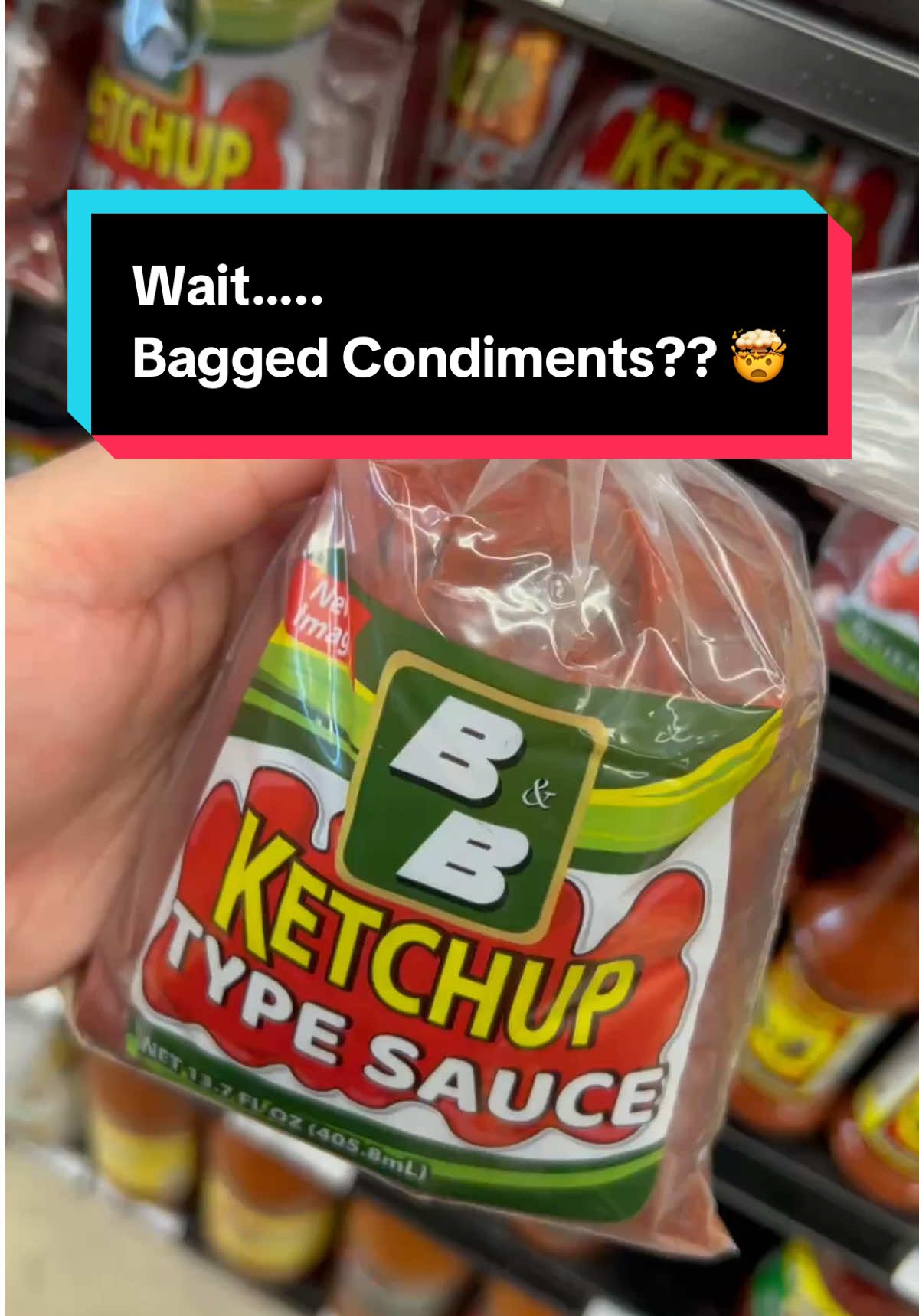 CONDIMENTS IN A BAG #baggedmilk #condiments #groceryshopping #groceryshopping #foodies 