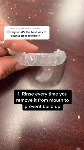How to clean your clear retainers!  #retainer #invisalign 