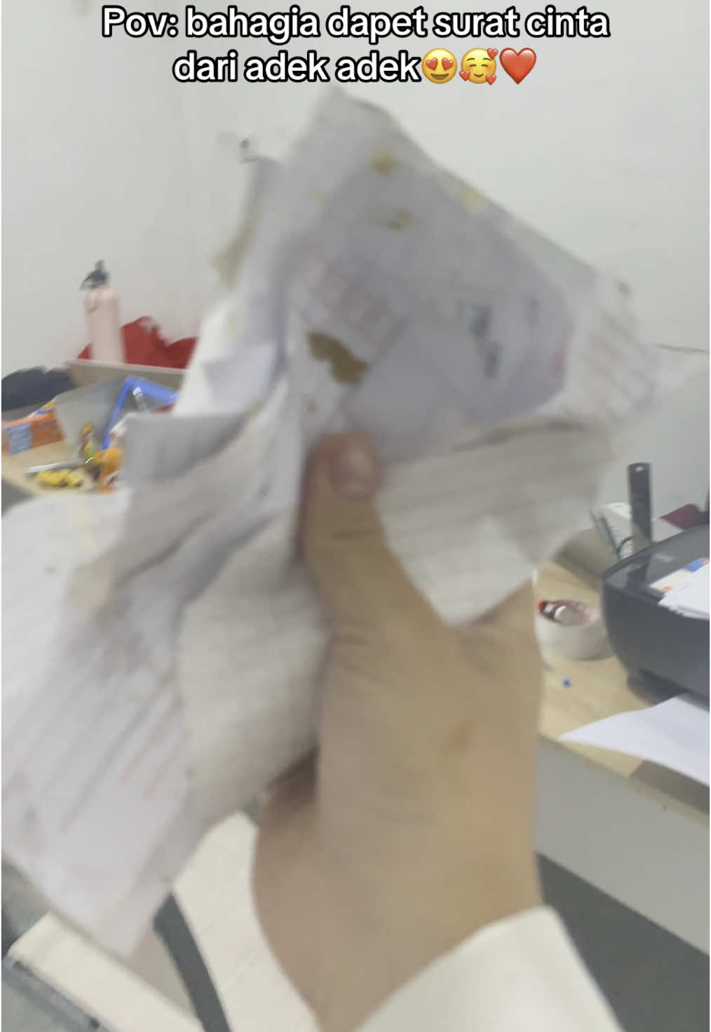 Hobi baru sekarang nungguin dpt surat cinta😍❤️