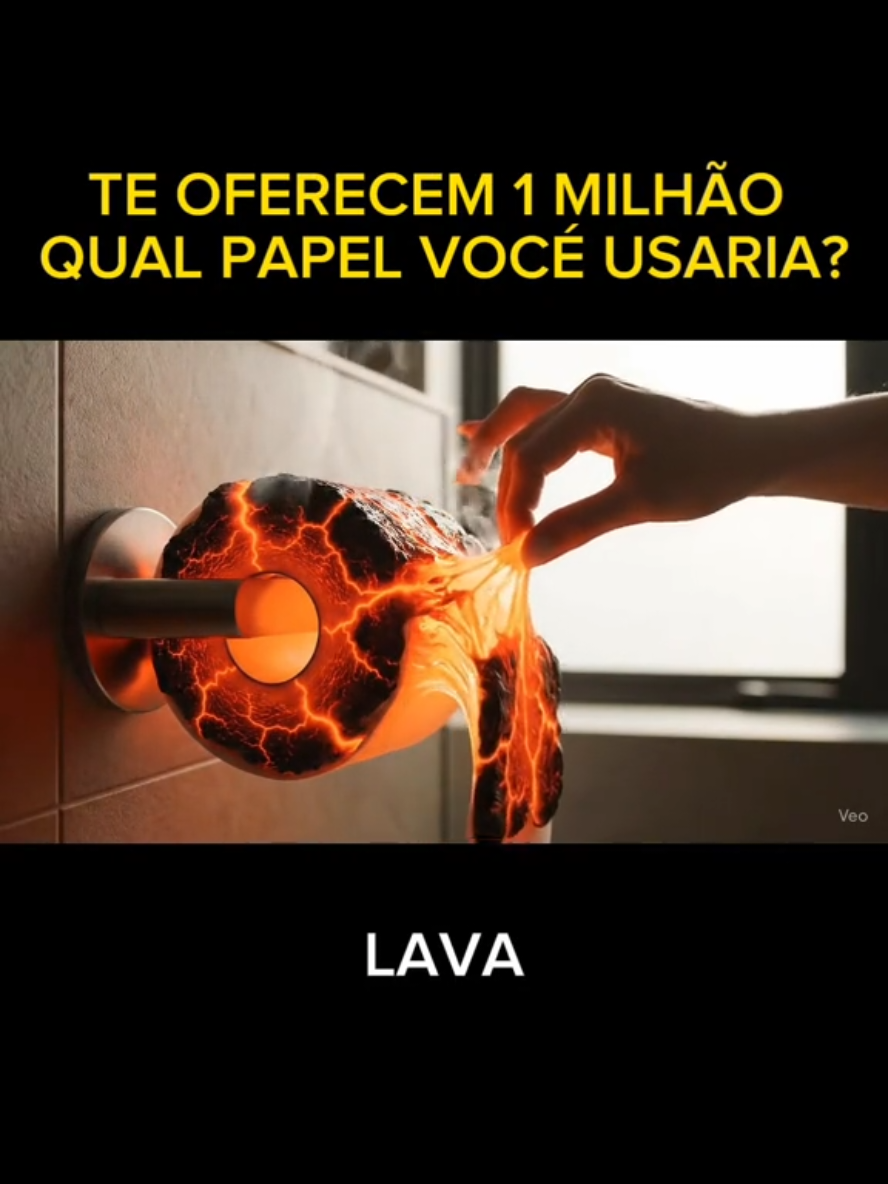 Por 1 milhão qual papel higiênico você escolhe? #aivideo #asmr #oddlysatisfying #satisfying #veo 