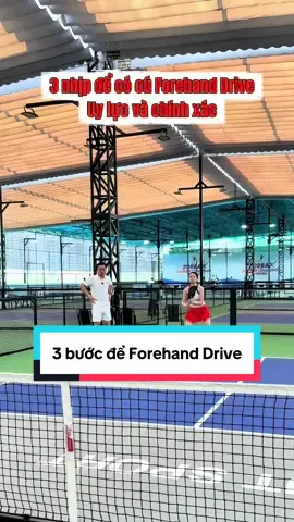 3 nhịp để có cú Forehand Drive Uy Lực và Chính Xác #manhseven #pickleball