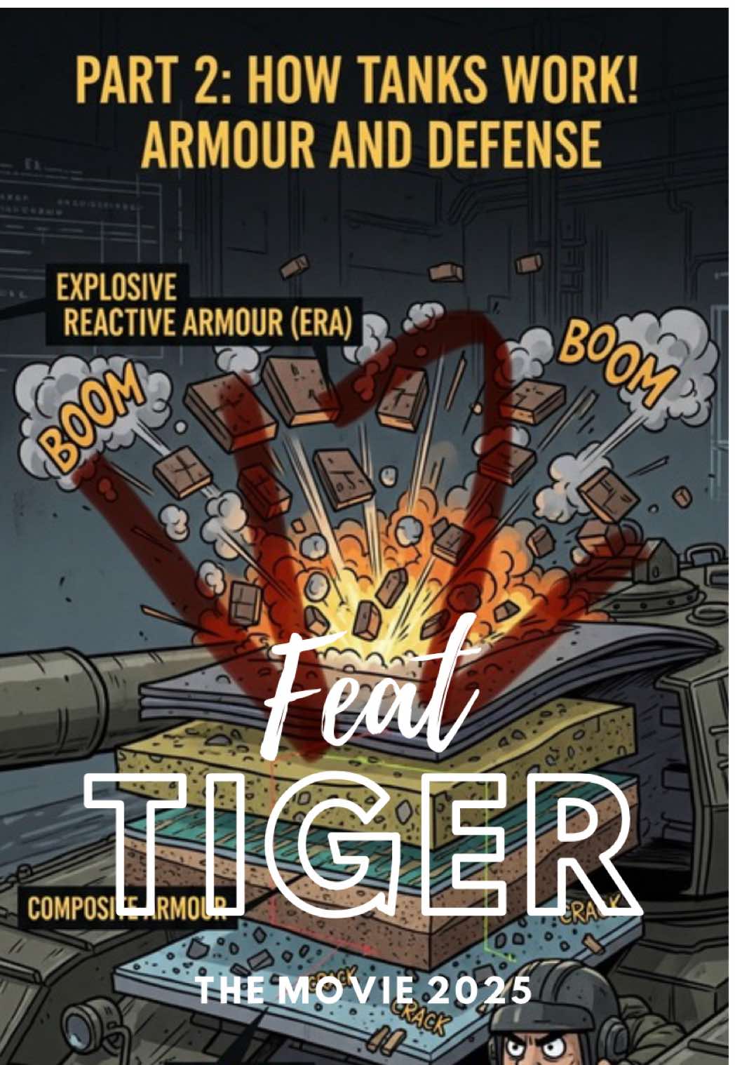 How do tanks work part 2 I Armour and Defense in a Tank as a song!  #usa #tanks #education #LearnOnTikTok 