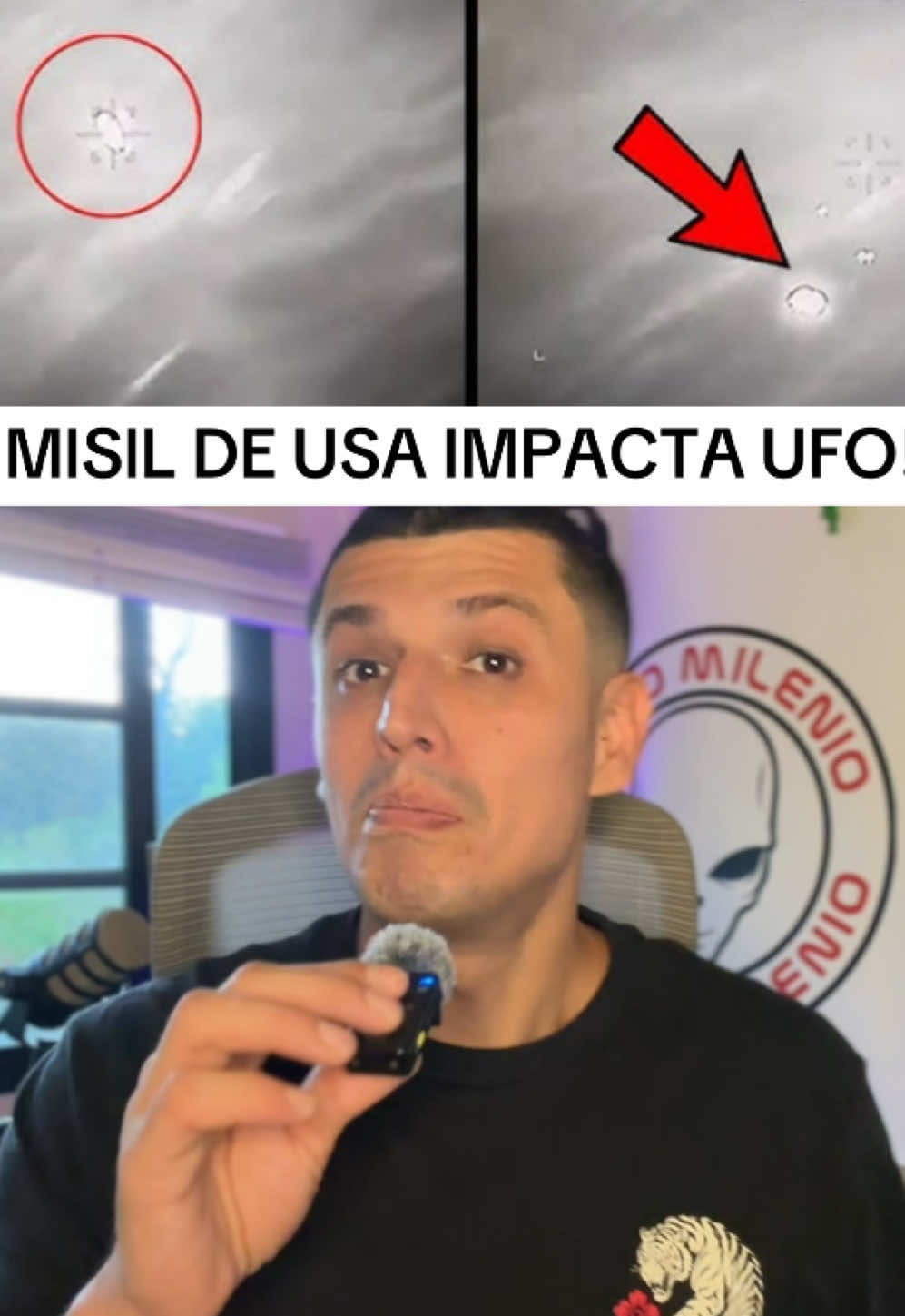 VIDEO DE UN MISIL HELLFIRE IMPACTANDO UN OVNI Y ESTE NO SE DETIENE! #nuevomilenio