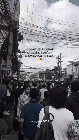 hell nah #corruption #governmentcorruption #nepal #fighting #rally