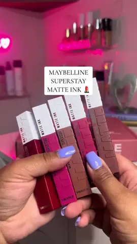 @Maybelline NY Super Stay Matte Ink! Obsessed with these!!! #maybelline #giftedbymaybelline #superstaymatteink 