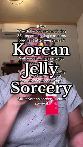 Why did I have to hit my late 30s to learn THIS? 😳 One little Korean jelly stick after meals = less bloat, smoother digestion, and glowing skin. No gimmicks, no starving; just mom life survival in a stick. #BloatReliefHacks #GutHealthForMoms #GlowingSkinTips #KoreanWellness  #tiktokshopcreatorpicks 