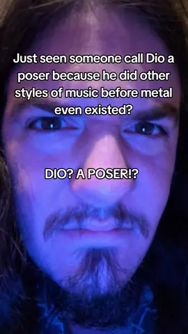 Of course it was a black metal fan too #dio #poser #metal #heavymetal #metalhead 