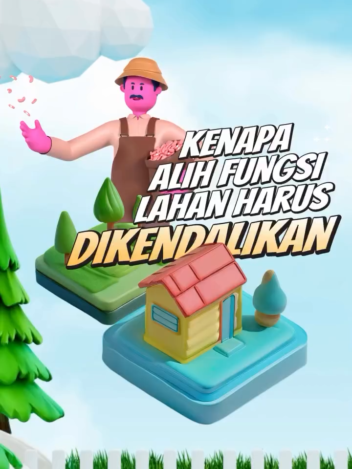 Halo #SobATRBPN, alih fungsi lahan harus dikendalikan untuk mencegah atau memperlambat perubahan penggunaan lahan pertanian menjadi fungsi lain, seperti perumahan atau industri. Untuk itu perlu ditetapkan Lahan Sawah Dilindungi (LSD) dan Lahan Pertanian Pangan Berkelanjutan (LP2B) untuk menjaga ketahanan pangan nasional dan memastikan keberlanjutan lingkungan. Bersama ini Kementerian ATR/BPN sebagai leading sektor di bidang pertanahan dan tata ruang di Indonesia memiliki mandat untuk menjaga alih fungsi lahan untuk mewujudkan ketahanan pangan nasional serta menyiapkan lahan untuk pembangunan berkelanjutan, salah satunya Program Tiga Juta Rumah yang diusung Presiden Prabowo Subianto. Simak selengkapnya pada video berikut ya, Sob! #SetahunBerdampak #IndonesiaLengkap #ATRBPNKiniLebihBaik #ATRBPNMajudanModern #melayaniprofesionalterpercaya   #Repost
