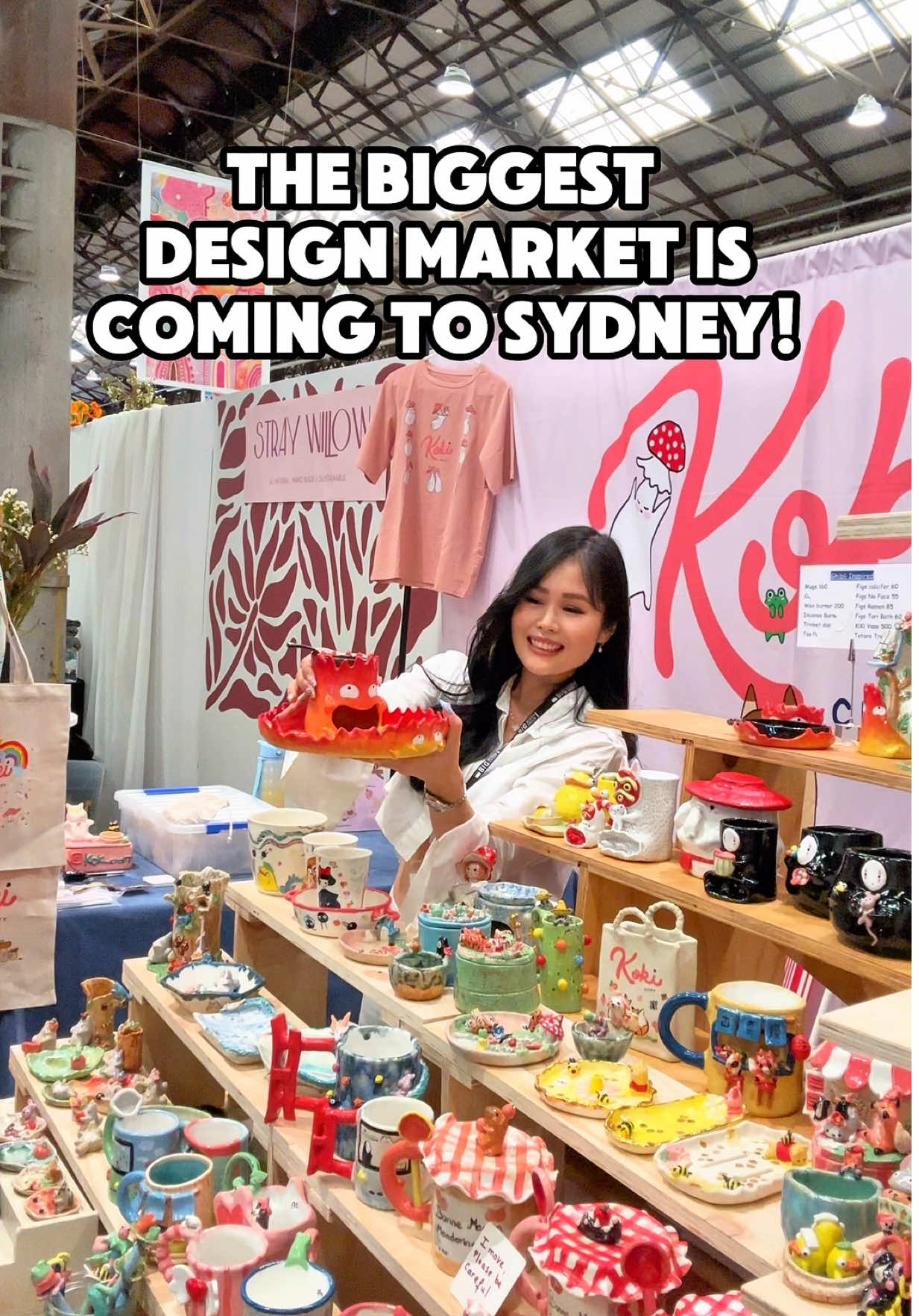 The @The Big Design Market is back in Sydney for 3 DAYS ONLY! Shop over 230 independent designers from across Australia selling ceramics, homewares, fashion, accessories, beauty, pet supplies, kids supplies and artisan food and beverage all under one roof. 📍Big Design Market,  Carriageworks, Sydney  🗓️Fri 19 - Sun 21 September  🎟️https://sydney.thebigdesignmarket.com/ 💲Adults $8, Kids 12 and under are free  ✨ Don’t miss one of Sydney’s biggest design markets – perfect for shopping unique gifts, local brands & creative finds. [A D] #bigdesignmarket #bigdesignmarketsydney #sydneymarket #sydneyevents #thingstodosydney      
