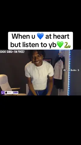 When u 💙 at heart but listen to yb💚🐍 #fyp #gabbz1m ##4ktrey💚🐍 #nbayoungboy #foryou 