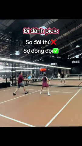 Cảnh giác chính đồng đội của mình🙄 #pickleball #sports #trending 