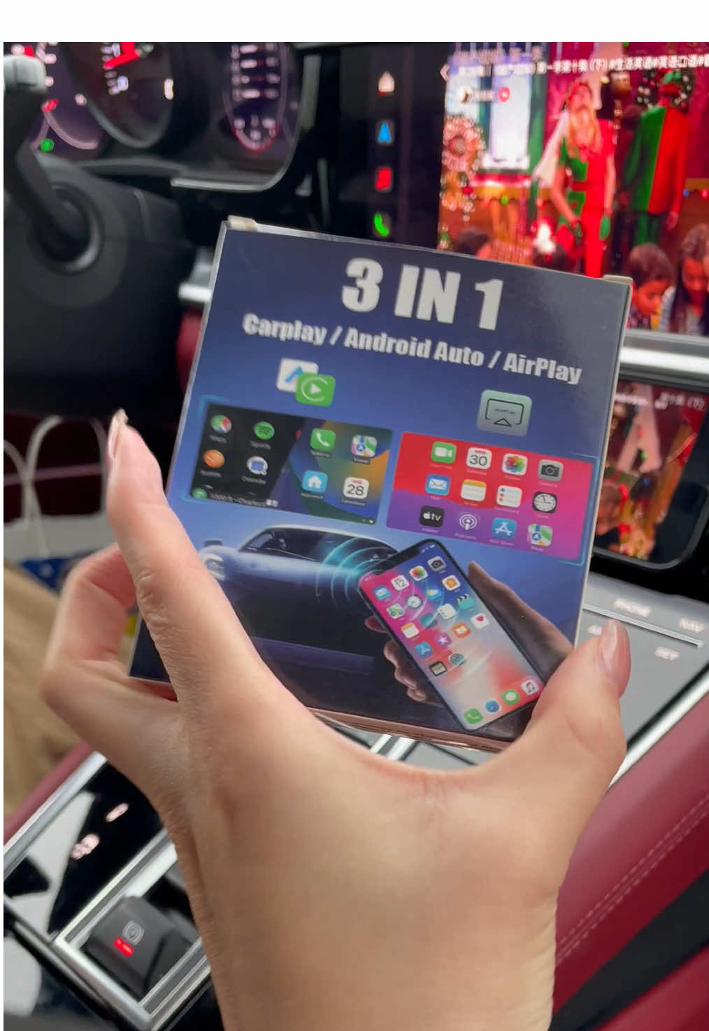 Please ‼️ make sure your car supports Carplay before placing an order💕 ##tiktokshopsummersale##tiktokshopsummerturnup ##carplay#tiktokmademebuyit#androidauto##wirelesscarplay##tiktokshopspringglowup##charger##carplayadapter##fyp #Loveyourboobs 