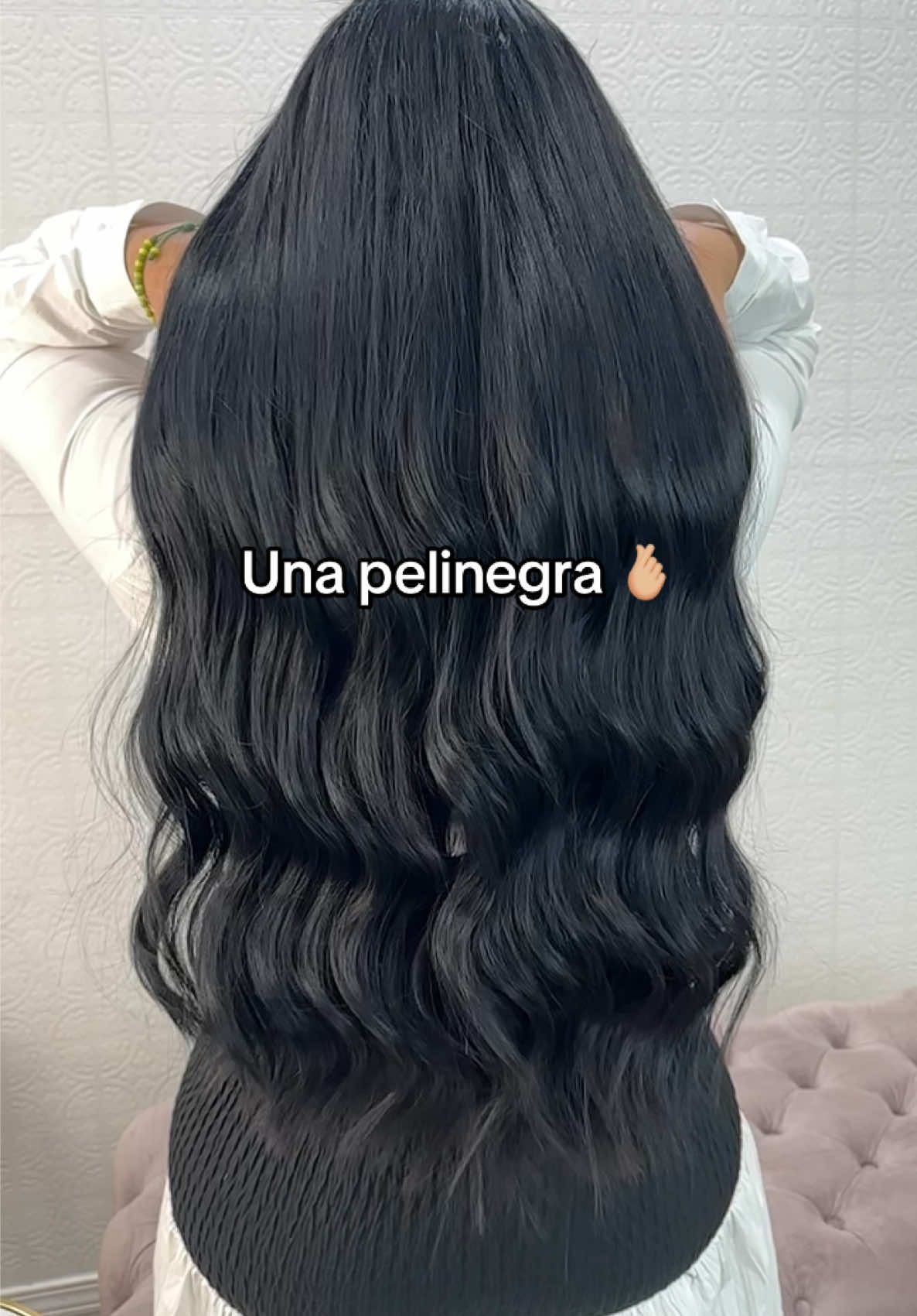 P E L I N E G R A #PELINEGRA #pelolargo #extensionesdecabello #paratiiiiiiiiiiiiiiiiiiiiiiiiiiiiiii 