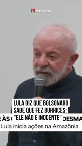 O presidente #Lula declarou que Jair #Bolsonaro (PL) e os demais réus envolvidos na tentativa de #golpe, atualmente julgados pelo Supremo Tribunal Federal (STF), têm consciência da “bobagem” que cometeram. Ele ainda destacou que o ex-presidente “não é inocente”. #TikTokNotícias 📹 Canal Gov