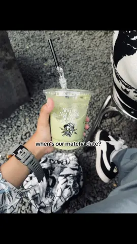 when when 🙇🏻‍♀️ #🍵 #matcha #matchalovers 