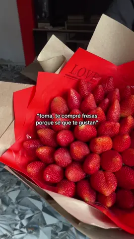 A las girls nos encanta 🍓  #fresas #trujillo #21deseptiembre #fyp #detallespersonalizados 