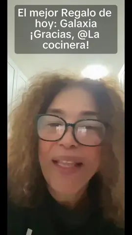 La cocinera, gracias por el fantástico Regalo que has enviado en mi LIVE. Siempre recordaré este momento.#tiktoklive #livehighlights #livegift #galaxy #galaxia 