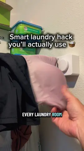 Tiny laundry room hack, brah! 😲😎 . . #retractable #DIY #laundry 