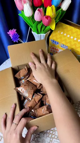 Kẹo lụa Trung Quốc, Chocolate Sakima Bites, Giàu Protein, Gói có thể hàn lại 500g#banhanvat #banhchocolate #huongtichcuc74 #huongchiase74 