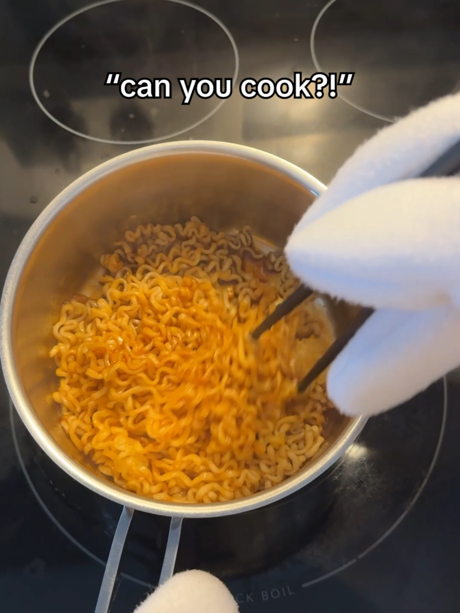 Can you even cook #buldak #fyp #viral