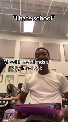 School sucks… but the vibes with my friends >>> #schoollife #schoolmeme #fypp 
