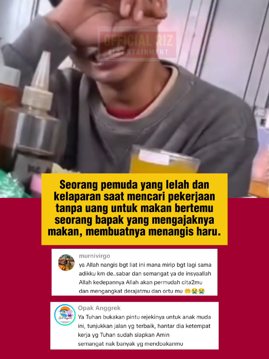Seorang pemuda yang telah berkeliling mencari pekerjaan seharian terpaksa menahan lapar karena tak memiliki uang untuk membeli makanan. Dalam kondisi lelah dan lemas di jalan, ia bertemu seorang bapak yang dengan tulus mengajaknya makan. Tanpa bisa menahan emosi, pemuda itu pun menangis haru atas kebaikan yang diterimanya. Kisah ini menjadi bukti bahwa kepedulian kecil dapat memberi arti besar bagi orang yang membutuhkan. #kelaparan #pencarikerja 