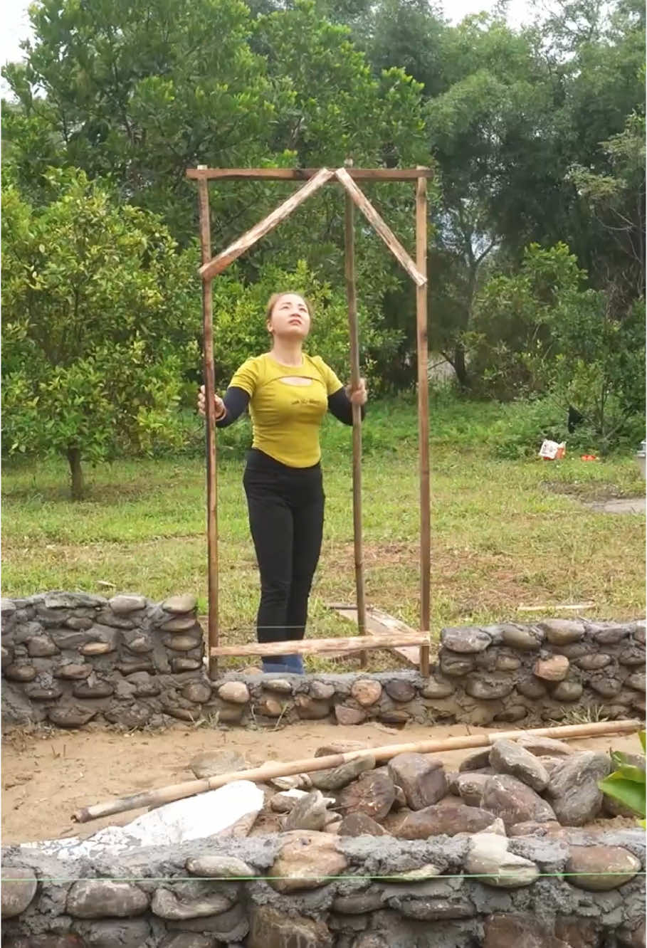 #farmlife #build #garden #harvesting 