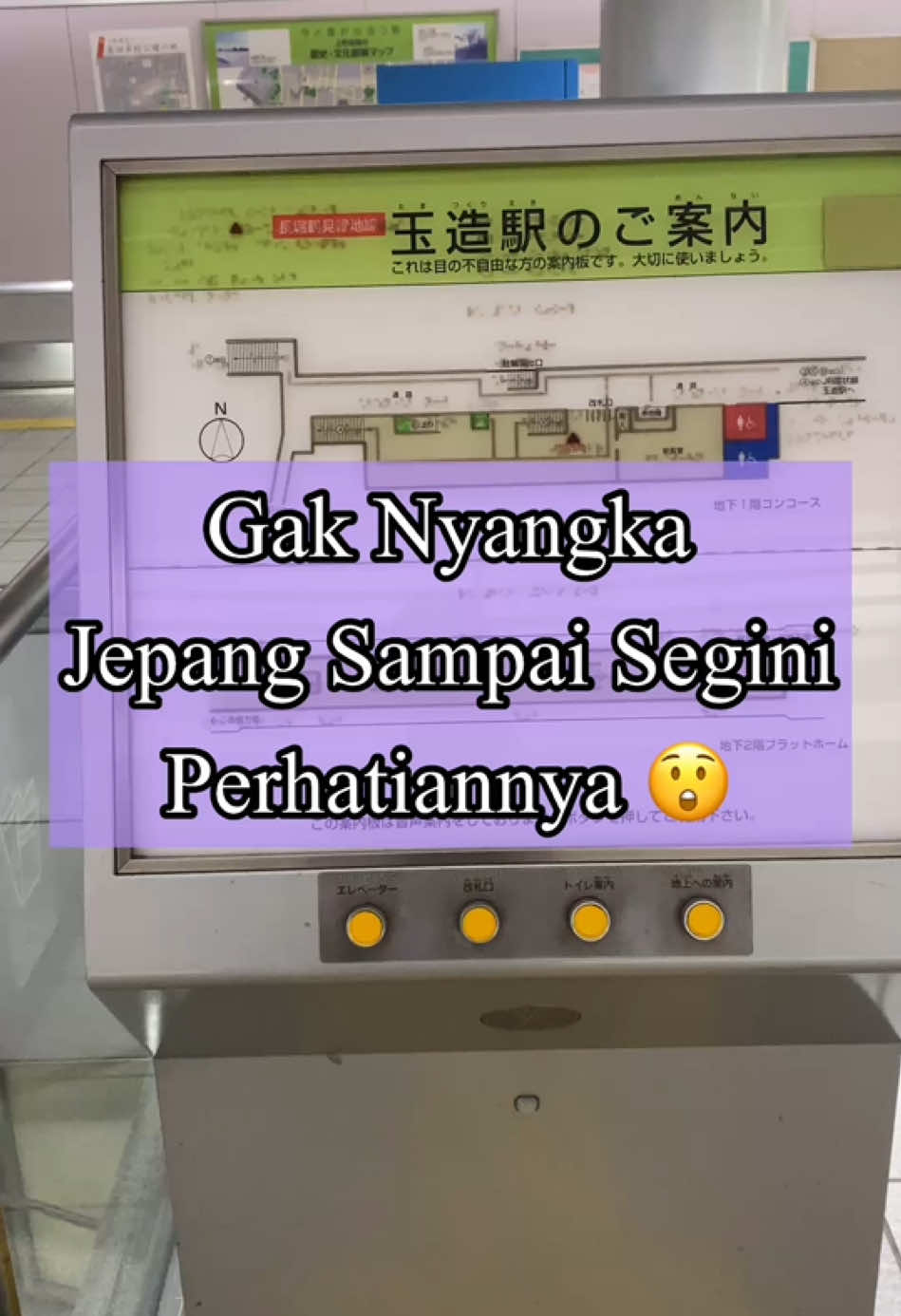Gak nyangka Jepang segini perhatian dengan Masyarakatnya 😍  Gimana menurut kalian? #japan #osaka #disabilitas #friendly 