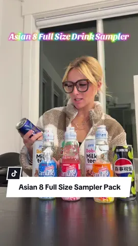 Asian Drink & Snack Samplers!! #asianbeverages #asiansnacks #asian #tastetest #tiktokshopcreatorpicks 