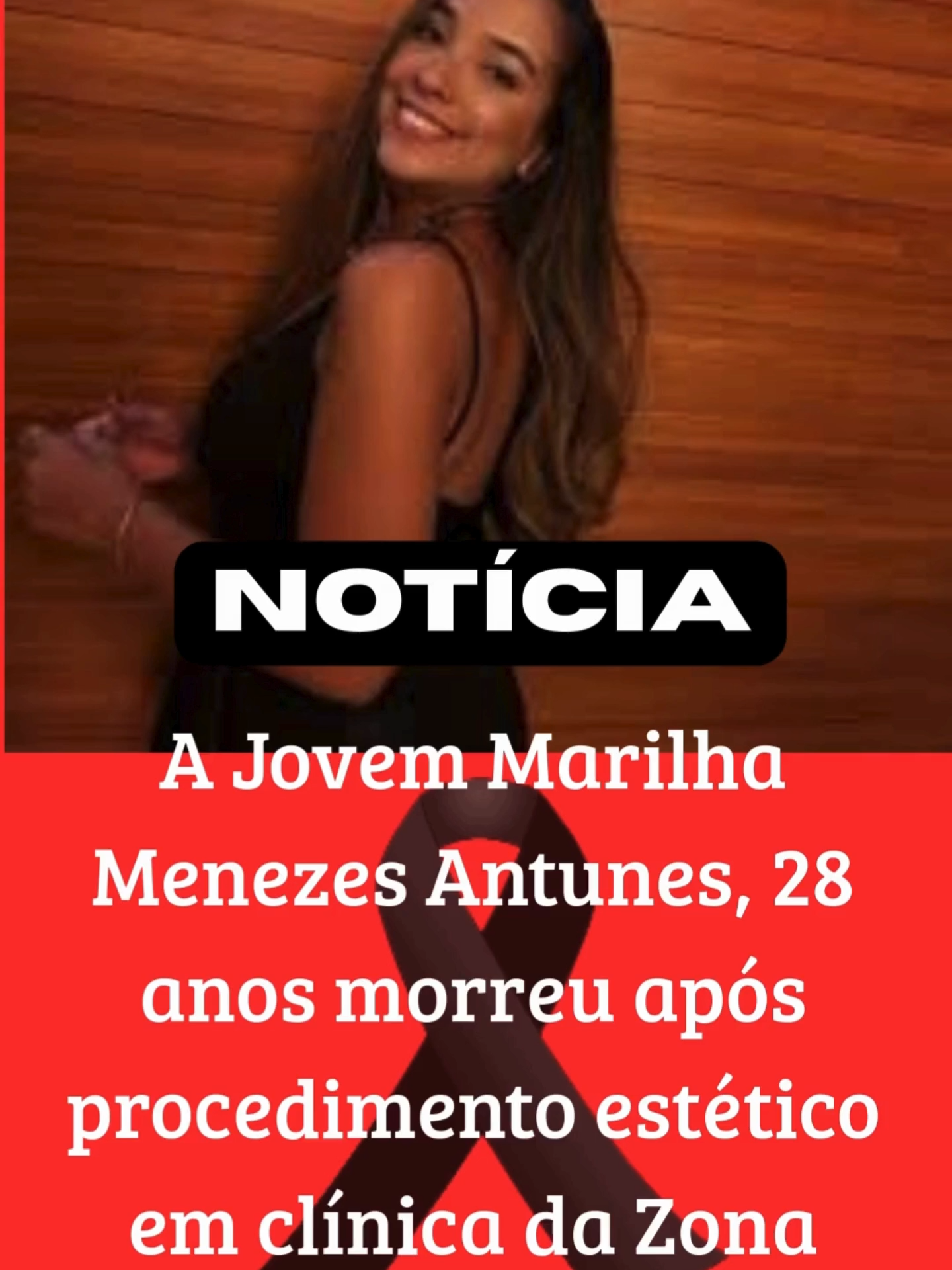 A Jovem Marilha Menezes Antunes, 28 anos morreu após procedimento estético em clínica da Zona Oeste do Rio!    #MarilhaMenezes #ProcedimentoEstético #ZonaOesteRJ #Luto #InvestigaçãoPolicial