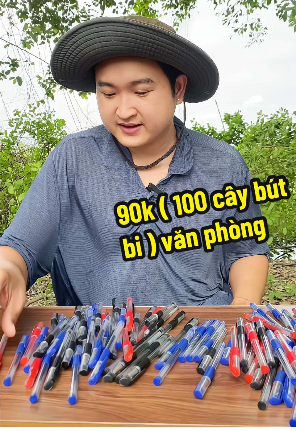 90k ( 100 cây ) bút bi văn phòng - học tập #butbi #viet #vanphongpham #xuhuong #quocdaxai 
