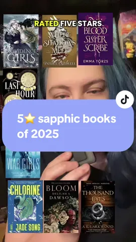 have you read any of my 5⭐️ sapphic books? #BookTok #geengeenreads #sapphicbooks 
