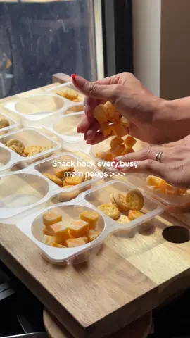 These snack packs are an absolute must!! Always stocked and great for on the go!!😉🫶🏼✨ #momsunder30 #momhacks #toddlersnacks #youngmoms #snackpack 