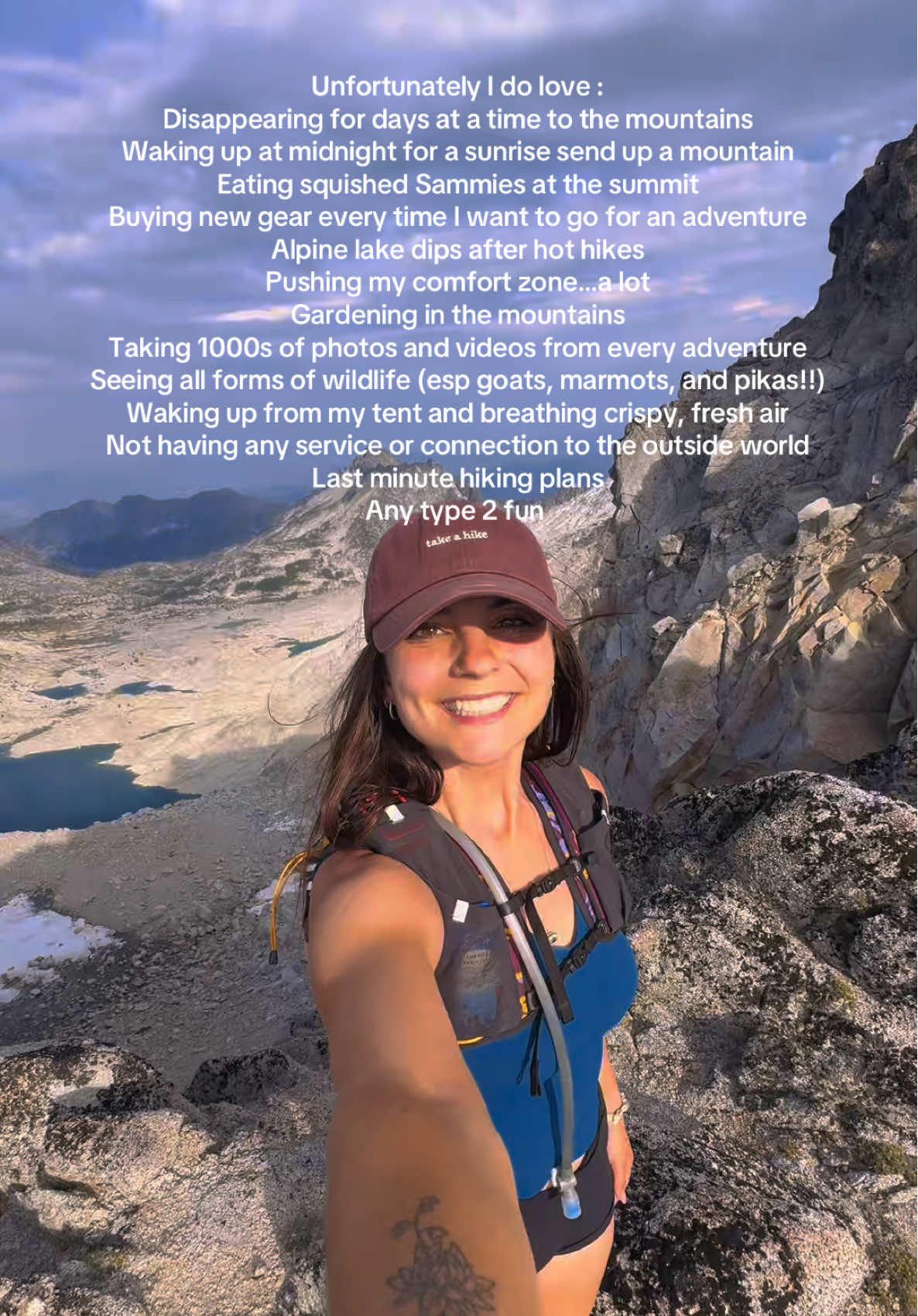 What can I say? I’m addicted to adventuring in the mountains 🌄 #pnw #hikingadventures #unfortunatelyidolove #mountains #adventure 