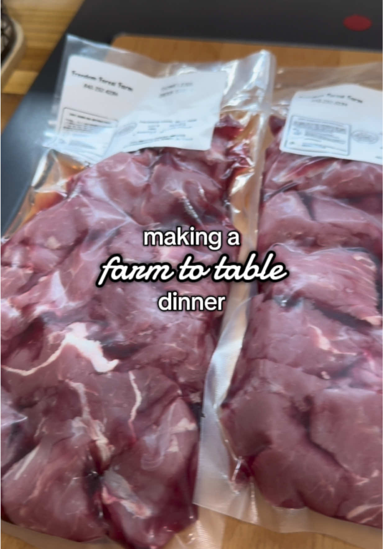 🐮 Farm to table meal 🥘  To be transparent, it’s still a little difficult for us to eat this beef because we raised our cow since he was a bottle baby, and he was a daily part of our lives. I guess he still is, just in a much different way. We all miss him and sending him to freezer camp still feels so recent. But to have meals that truly nourish our family is something we are adjusting to and forever grateful for. 
