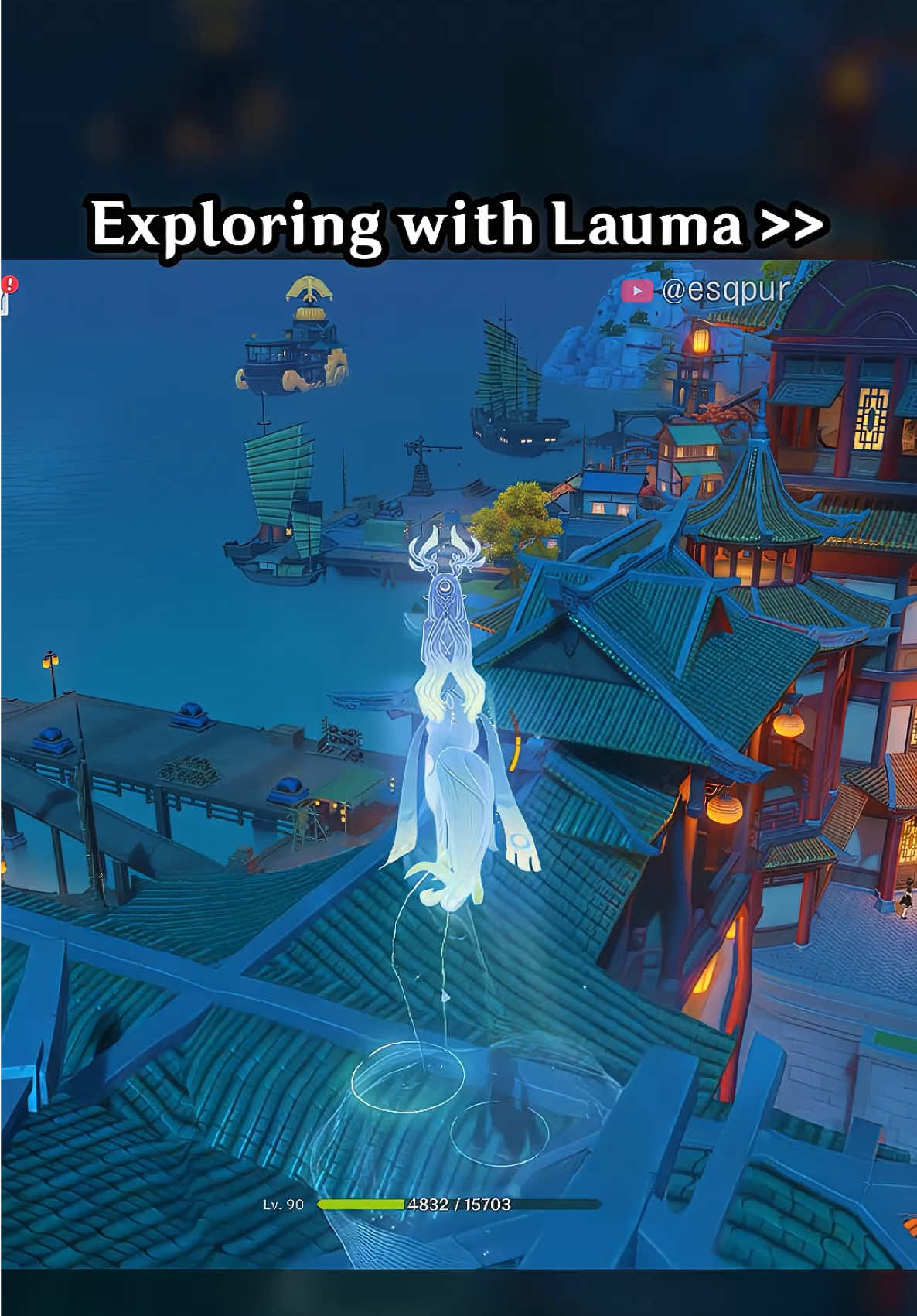 EXPLORING WITH LAUMA >> #GenshinImpact #hoyocreators #lauma