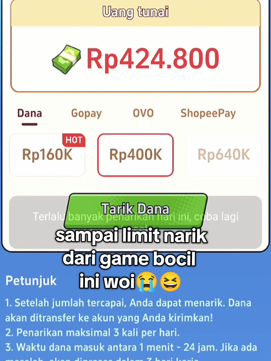gas cobain game bocil satu ini #gamepenghasildana #gamecuan2025 #fyp #viral #cuanonline 