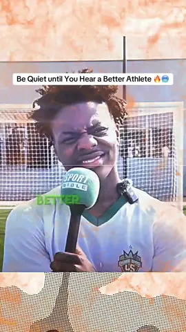 Be Quiet until You Hear a Better Athlete 🔥🥶 #ishowspeed #ishowspeedclips #better #viral #fyp 