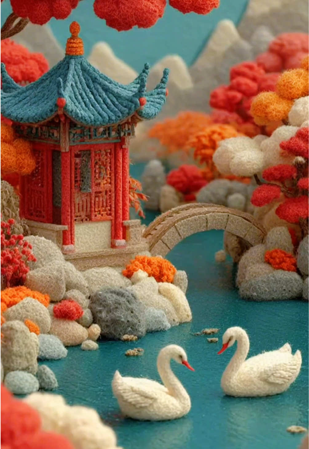 Regrets about summer will be replaced by surprises in autumn.🍁#relaxingvideos #cute #fyp #needlefelt #satisfying #calming #cozygirl #nostaglic #cozy #animation #relaxing #aesthetic #3d #cuteanimals #animalsoftiktok #quiet #wholesome #happiness @TikTok 