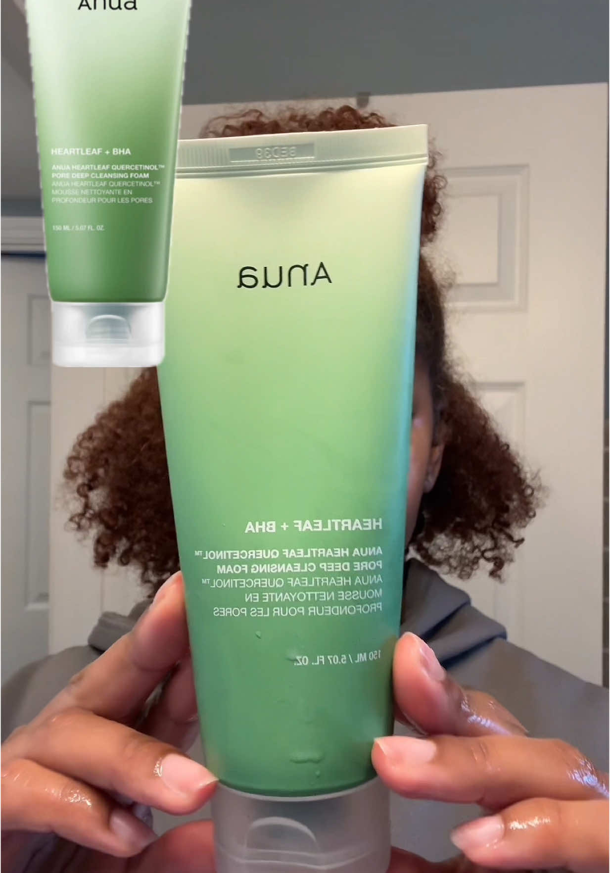 Favorite part of the day🤭 #fyp #anuaskincare #skinroutine #stylezbymiiraa 