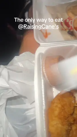 Know I love me some spicy sauce #fyp #foryou #raisingcanes 