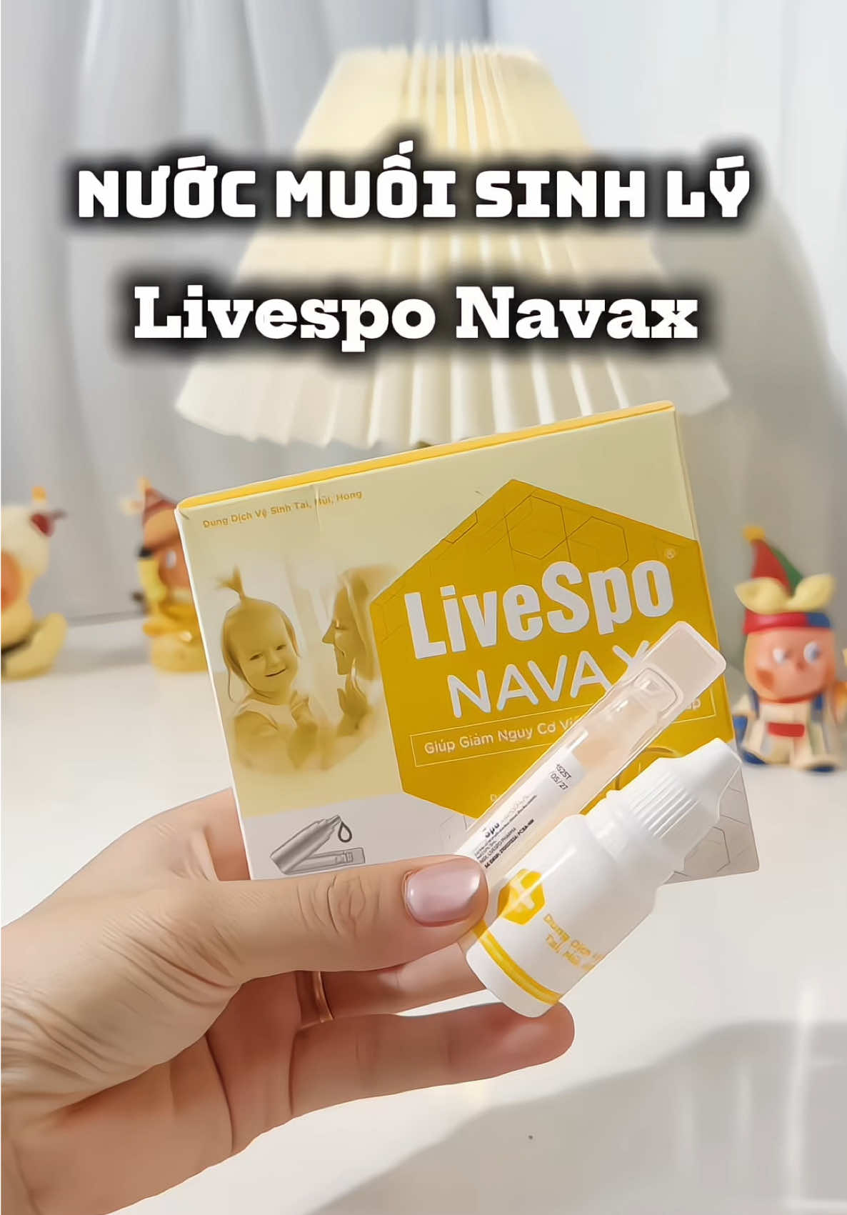 Nước muỗi vệ sinh cho con,đỡ nghẹt mũi,khò khè#xuhuongtiktok #chobe #nướcmuoisinhlylivesponavax #vesinh 