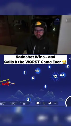 Nadeshot Wins.. and CALL it the WORST Game ever 😂 #nadeshotclips #kickstreaming 