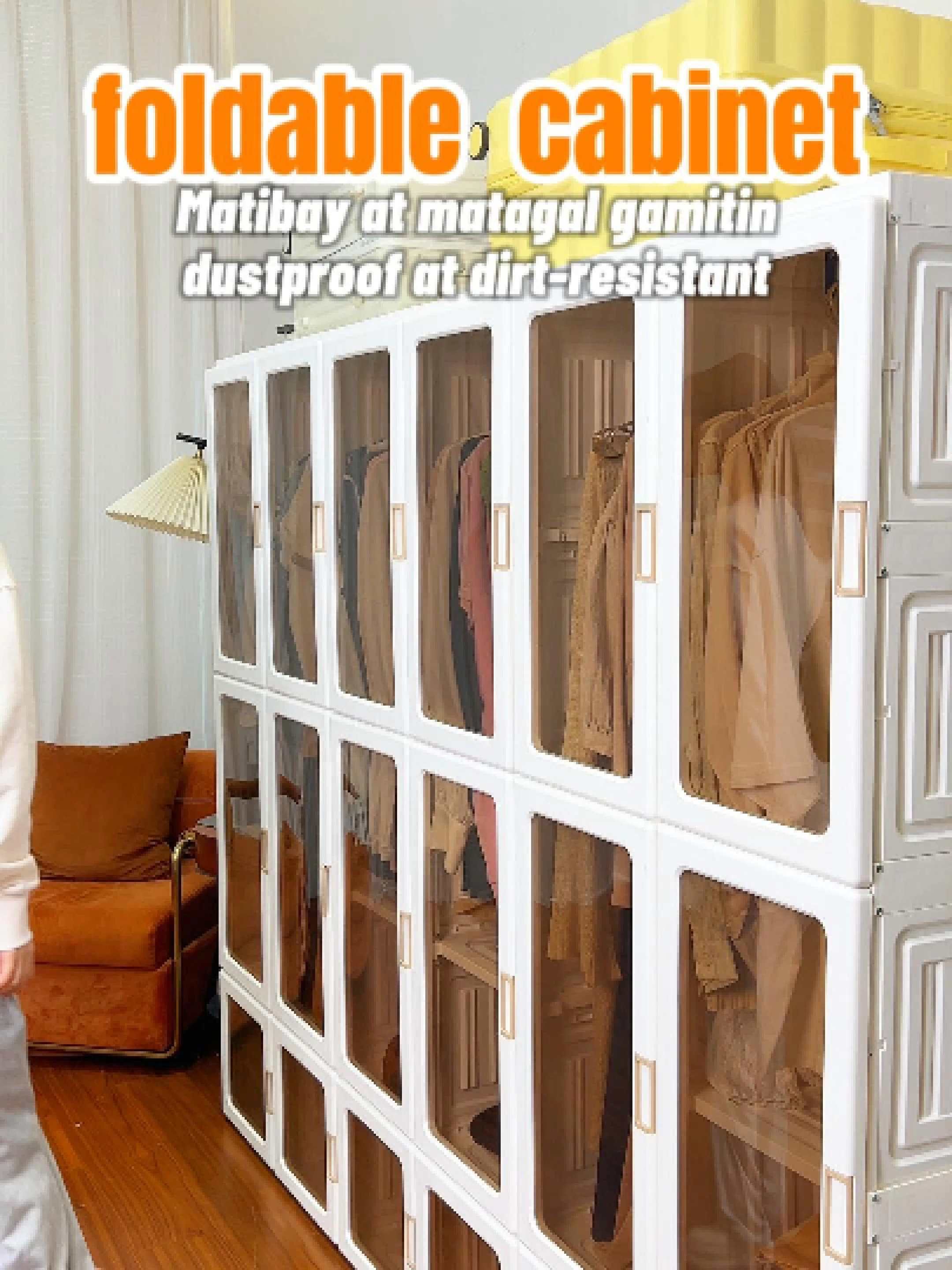 Lagi bang magulo ang kwarto mo? Baka kulang ka lang sa maayos na wardrobe! Itong foldable wardrobe isang hatak lang buo na agad Super laki ng space design: may 3 hanging area + maraming shelves Mula sa mga damit hanggang gamit lahat kayang ayusin Tipid oras tipid effort tipid space sobrang sulit talaga! #payday #foldablewardrobe #FoldableCabinet #wardrobe #ANTBOX