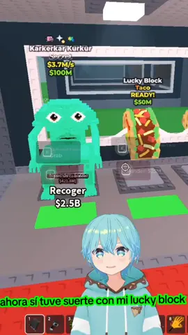 hoy si tú e suerte con mi lucky block #robloxfyp 