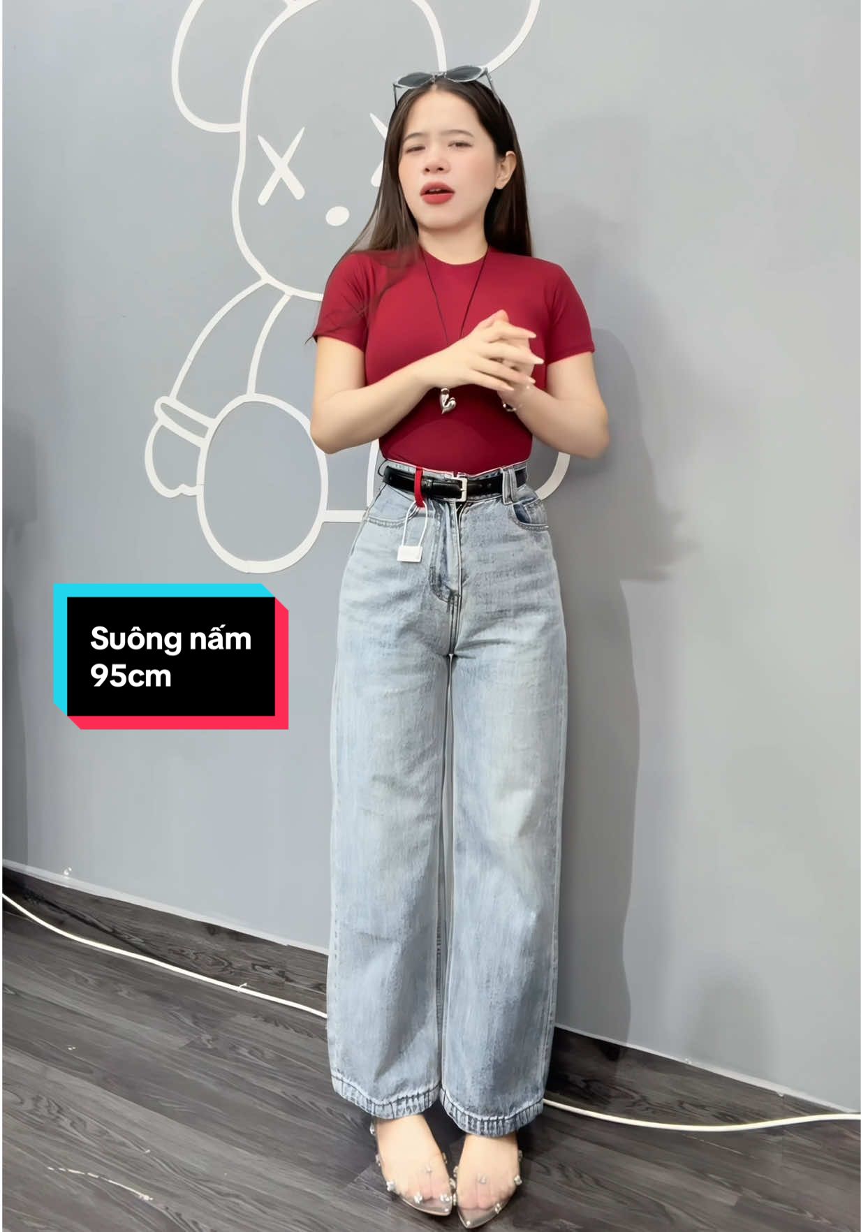 Trả lời @♥️bé nè,♥️ em mới vừa có mã mới cho khách iu nữa nè 😘#xh #xuhuong #jeans #suongnamlun #viral 