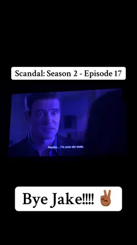 #Scandal Scandal: Season 2 - Episode 17 #ByeJake 😩✌🏾😏🤣 #oliviapope @Kerry Washington 