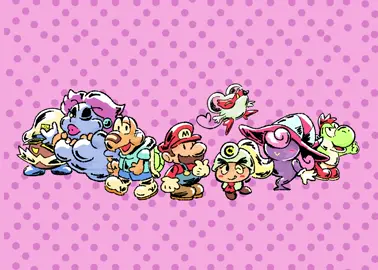 The gangs all here! Goombella, Koops, Madame Flurrie, Yoshi Kid, Vivian, Admiral Bobbery, and even Ms. Mowz. I got sticker sheets up on my store and gonna have these ready for my next convention! #papermario #papermariottyd #papermariothethousandyeardoor 