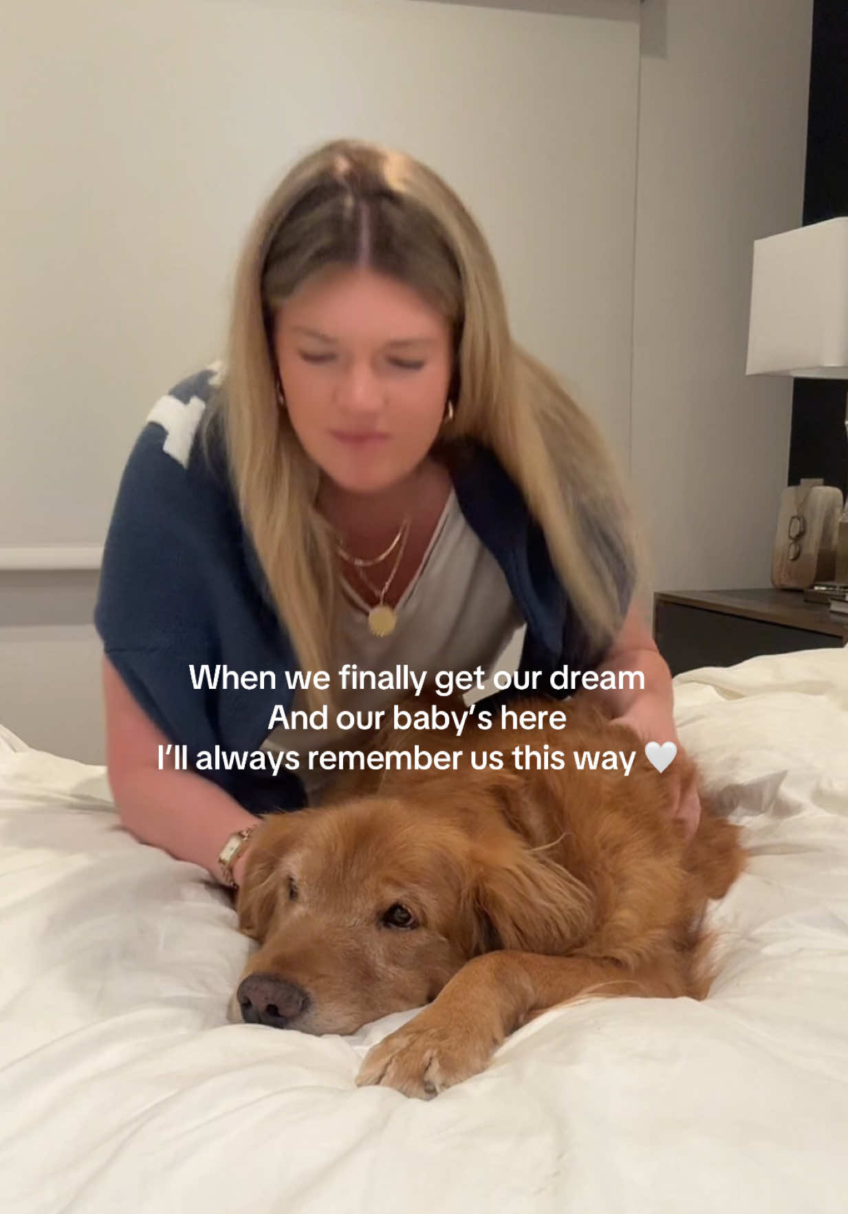 IVF is such a difficult journey but I’m trying to work on living in the moment and enjoying where we’re at. One day our house will be filled with newborn cries and chaos. Until then, we’re just soaking up our little family of 3 👩🏼‍🤝‍👨🏻🐶