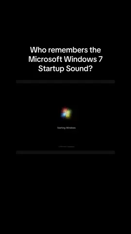 Who remembers the Microsoft Windows 7 Startup Sound? #2009 #2000s #2000sthrowback #nostalgia #nostalgic 